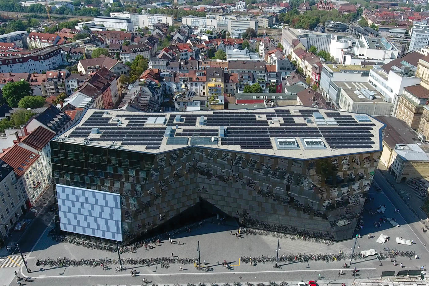 Universitätsbibliothek von oben