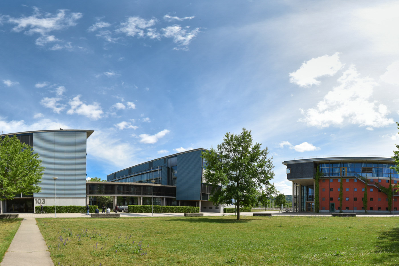 Grüner Campus in Technischer Fakultät