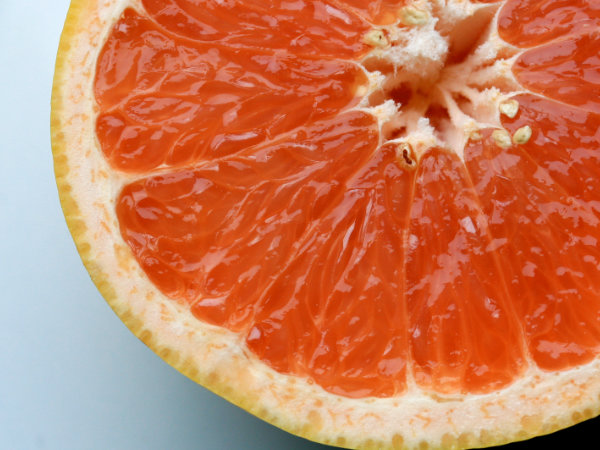 Nahaufnahme einer Grapefruit