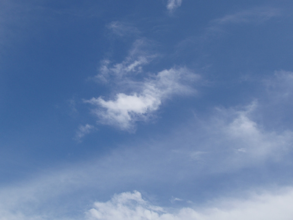 Fotografie von Wattewolken.