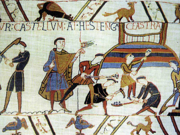 Ausschnitt des Teppich von Bayeux.