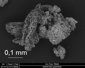 Mikroskopische Darstellung des Bodenaggregats